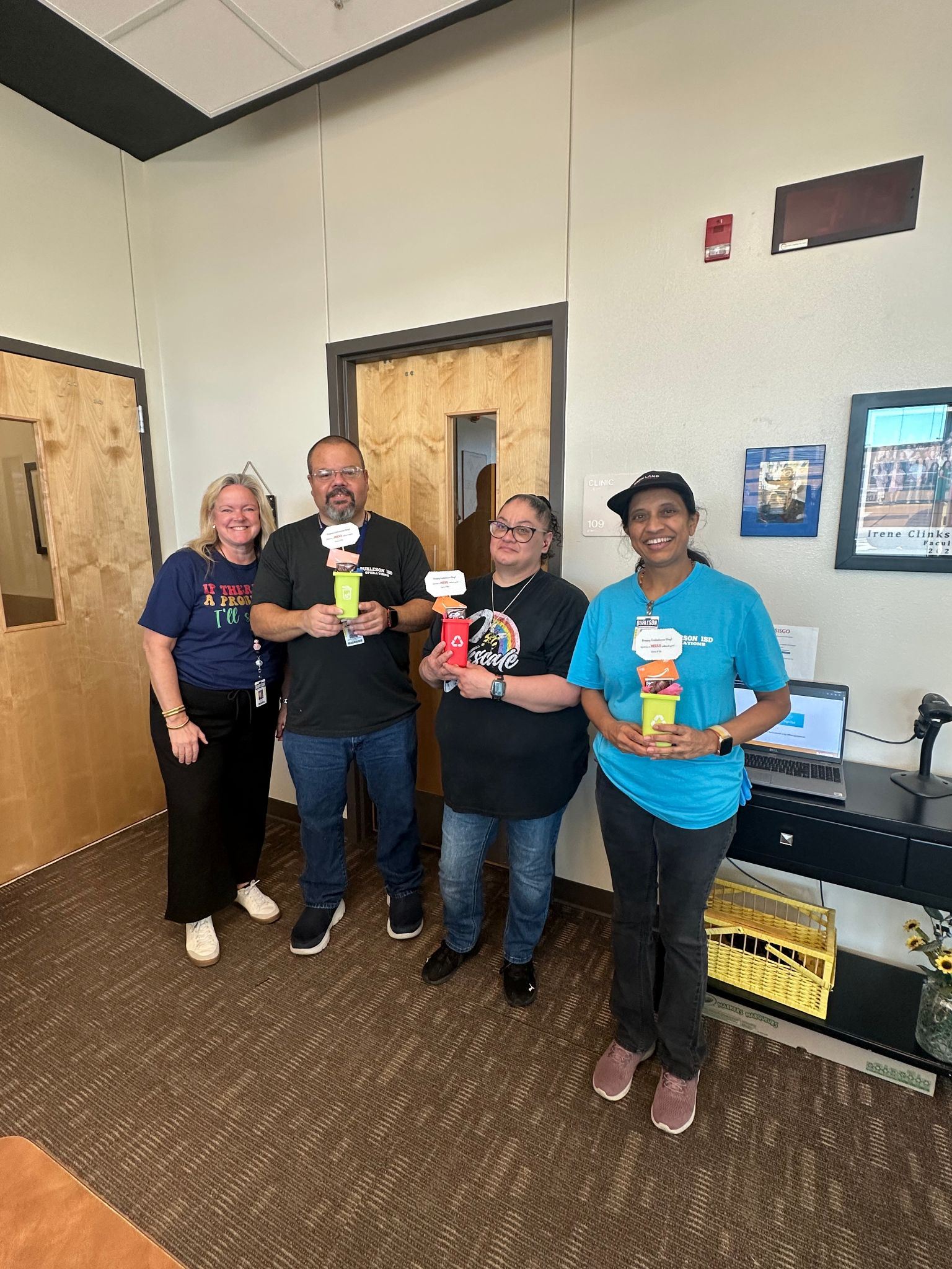  Picture of custodial staff